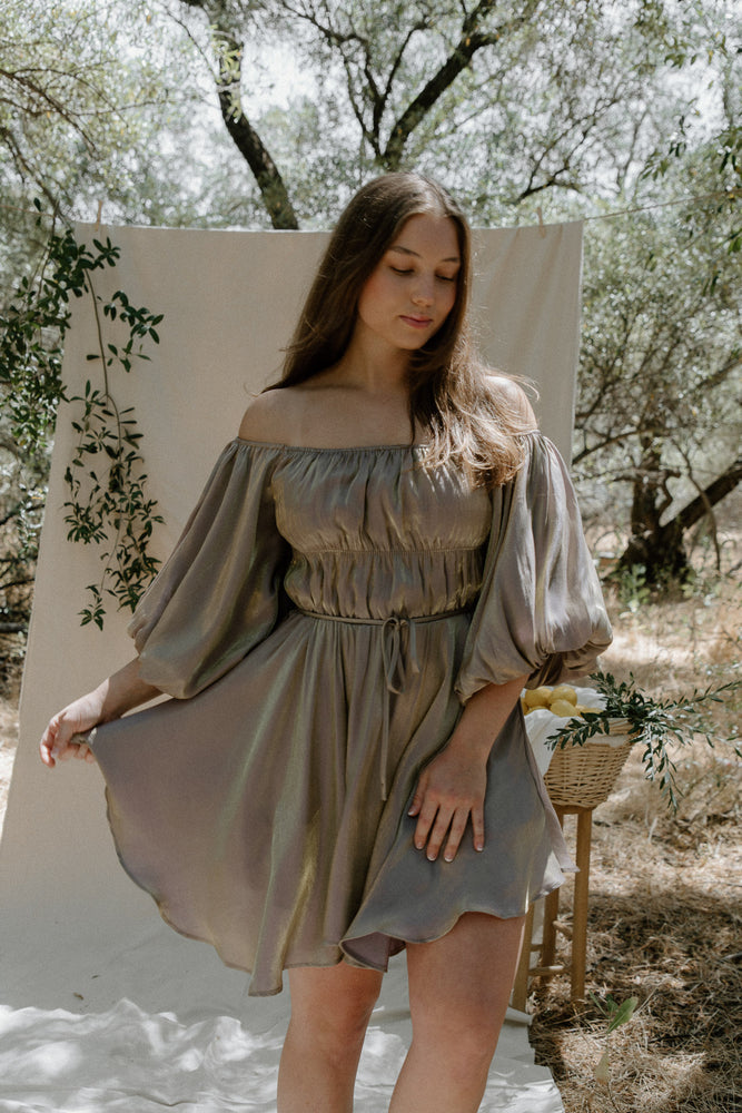 Tiffany Metallic Dress