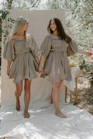 Tiffany Metallic Dress