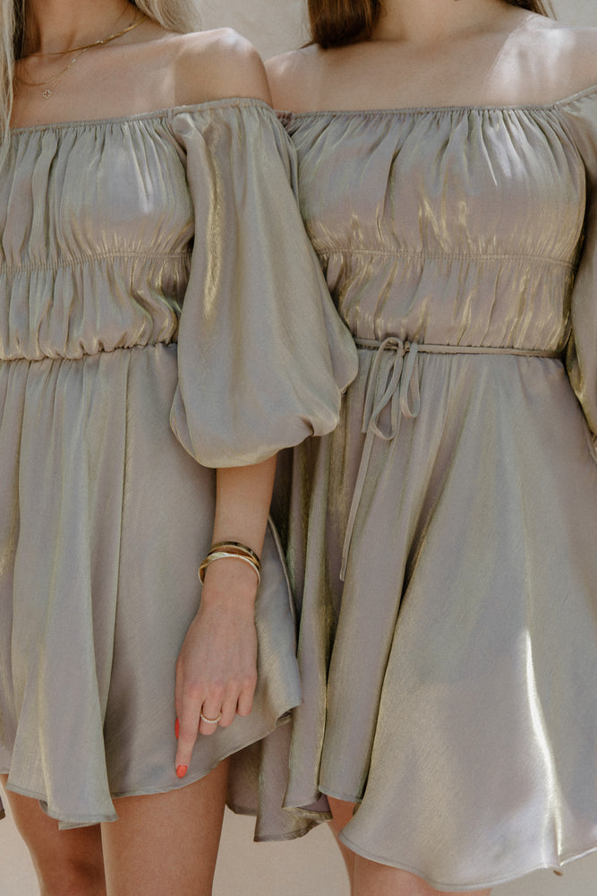 Tiffany Metallic Dress