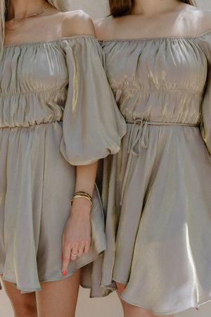 Tiffany Metallic Dress
