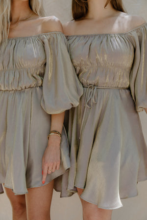 Tiffany Metallic Dress