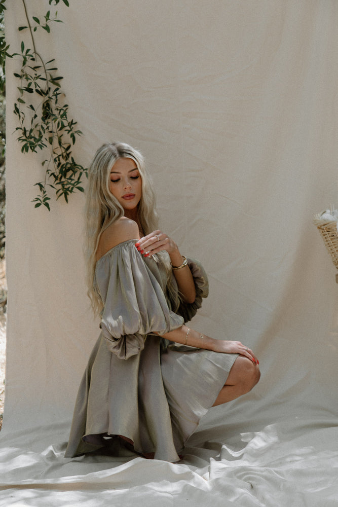 Tiffany Metallic Dress