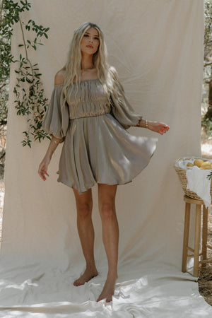 Tiffany Metallic Dress