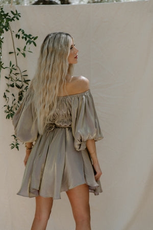 Tiffany Metallic Dress
