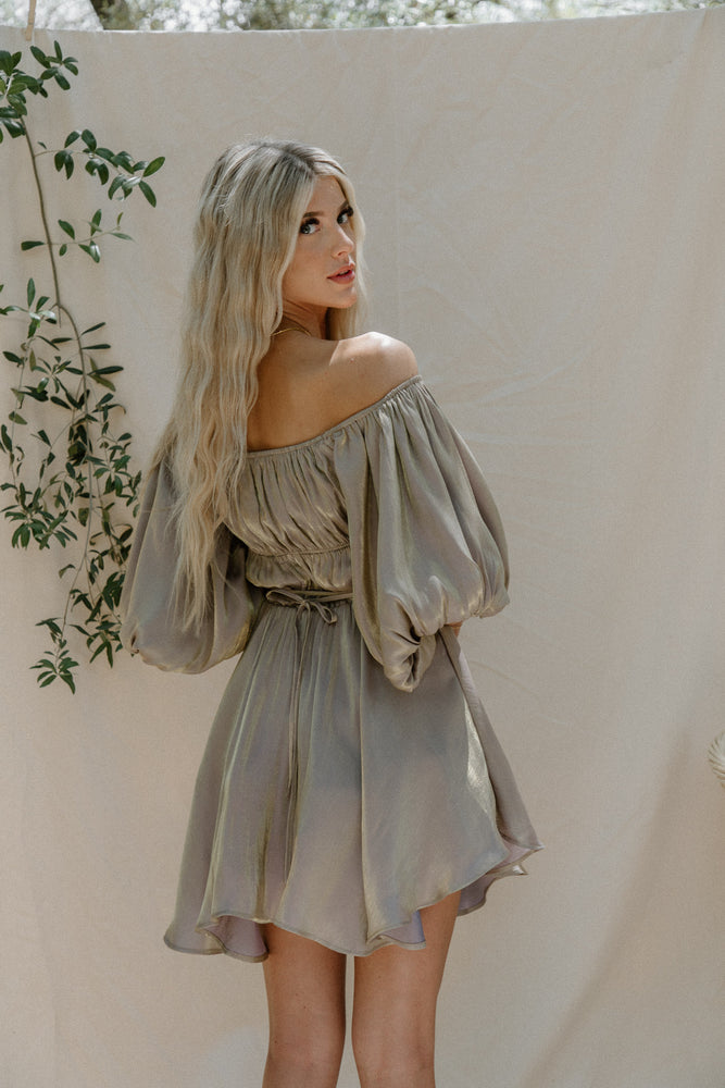 Tiffany Metallic Dress