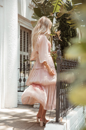 Satin Rose Dress