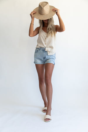 Carry Linen Tank Final Sale