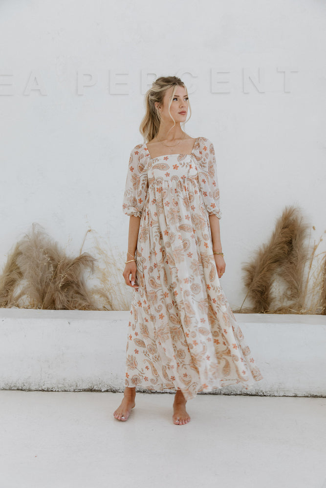 Annabel Flower Print Dress
