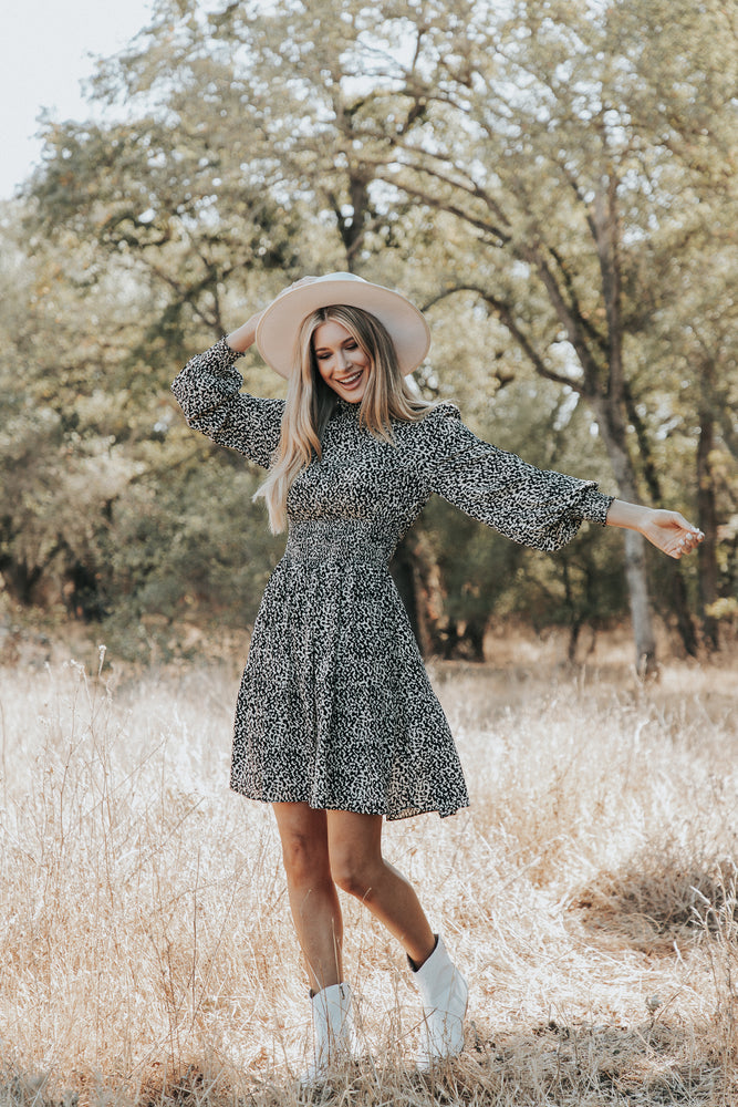 Astrid Print Dress