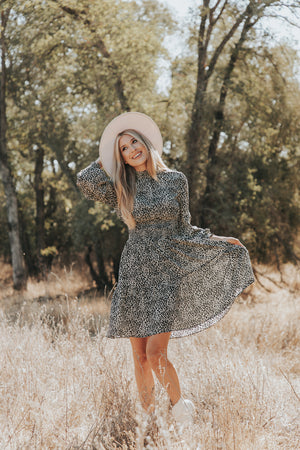 Astrid Print Dress
