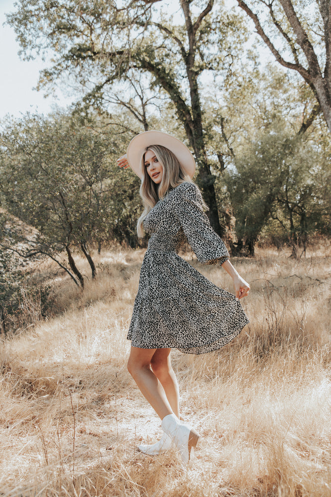 Astrid Print Dress