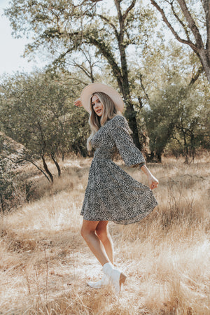 Astrid Print Dress