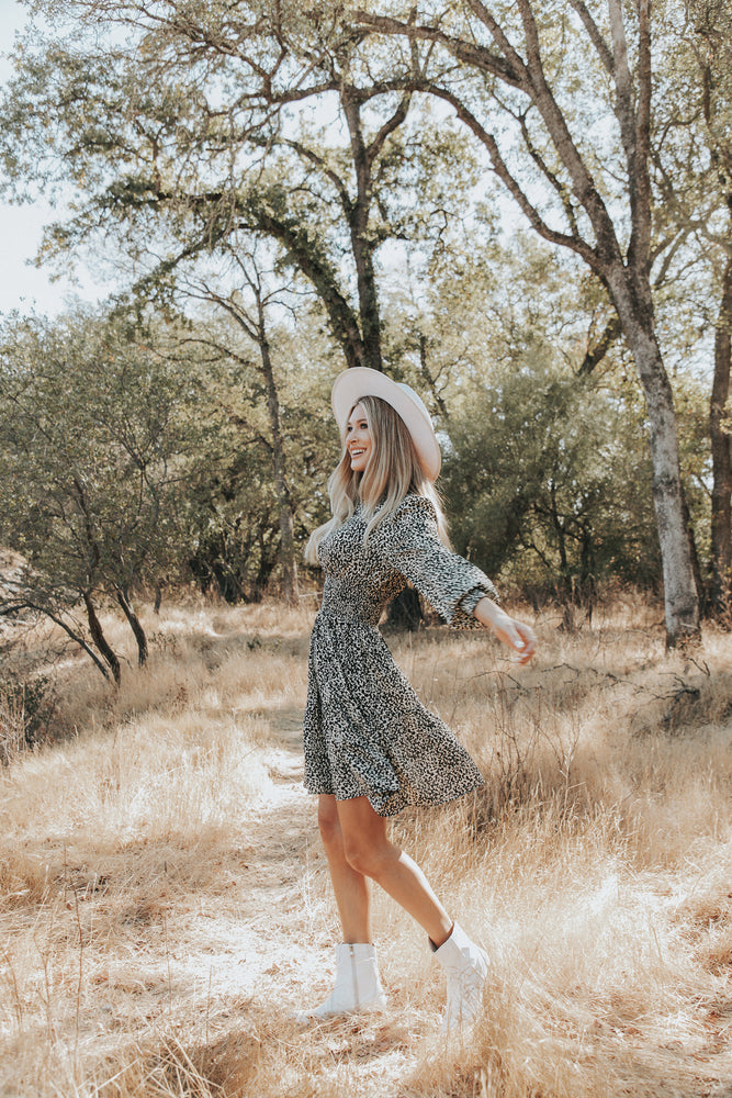 Astrid Print Dress