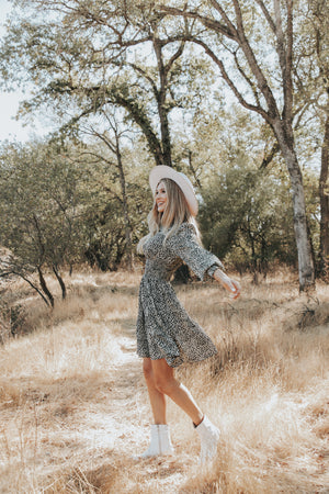 Astrid Print Dress