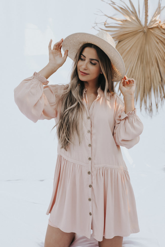 Mia Button Down Tunic Dress