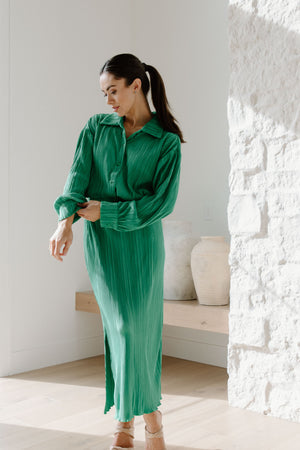 Diana Plisse Skirt Set