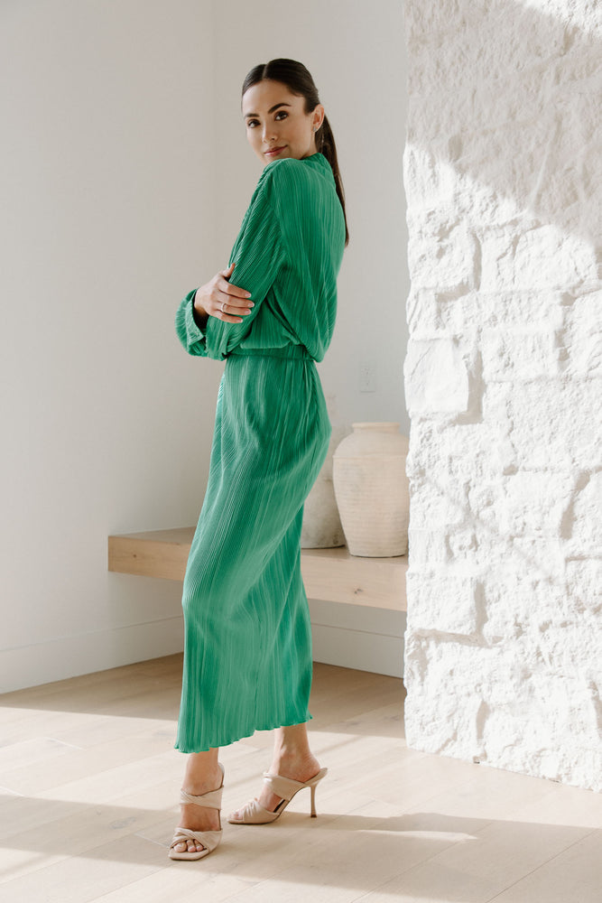 Diana Plisse Skirt Set