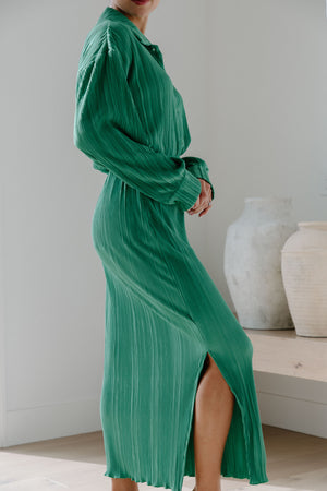 Diana Plisse Skirt Set