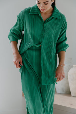 Diana Plisse Skirt Set