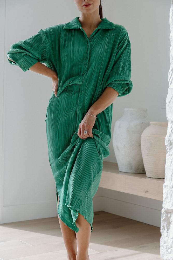 Diana Plisse Skirt Set