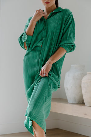 Diana Plisse Skirt Set