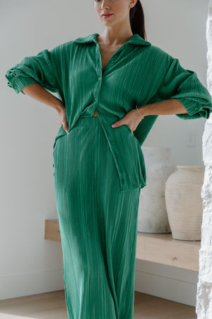 Diana Plisse Skirt Set