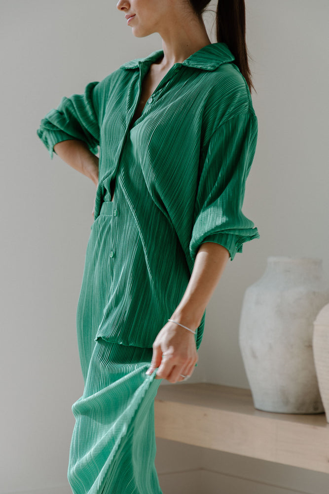 Diana Plisse Skirt Set