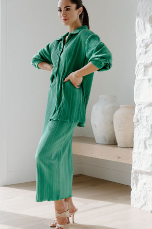 Diana Plisse Skirt Set