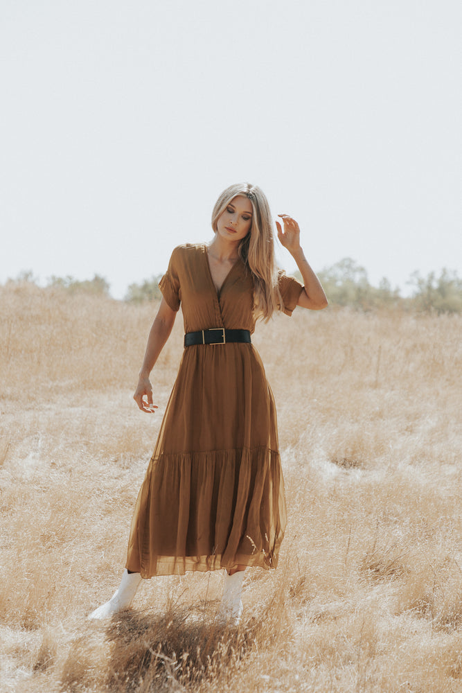 SCANDAL - Goldie Fall Dress
