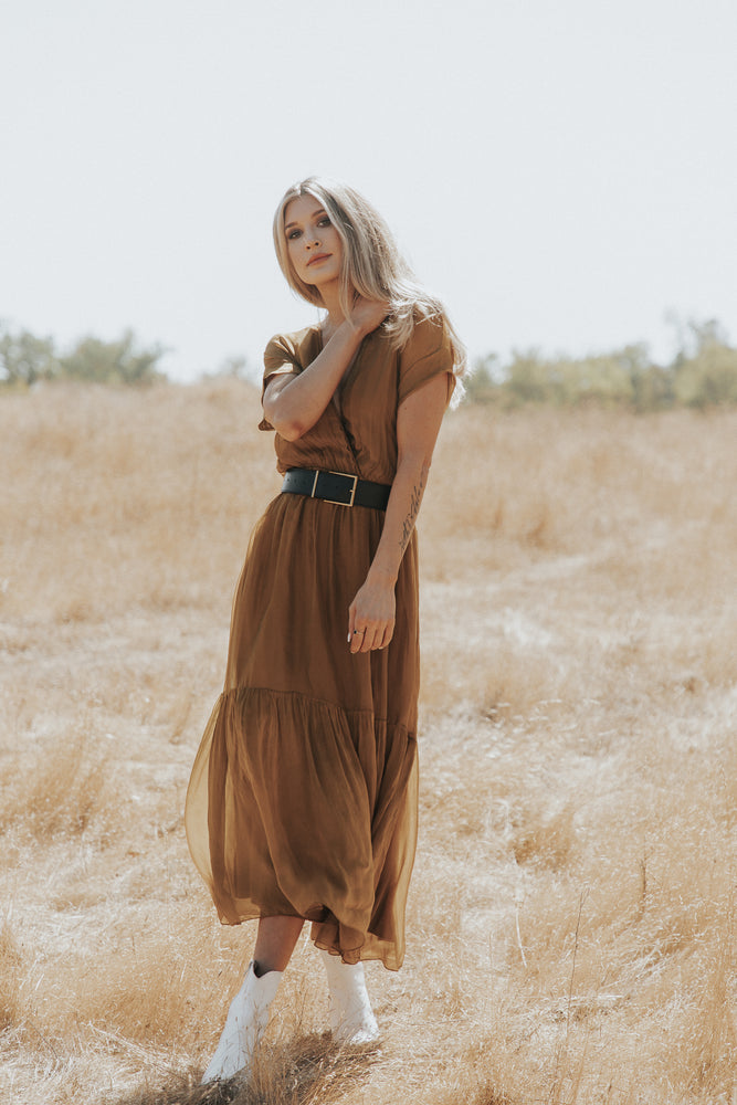 SCANDAL - Goldie Fall Dress