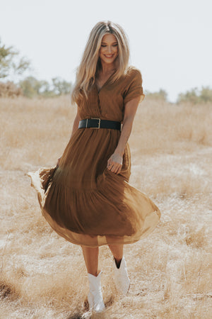 SCANDAL - Goldie Fall Dress