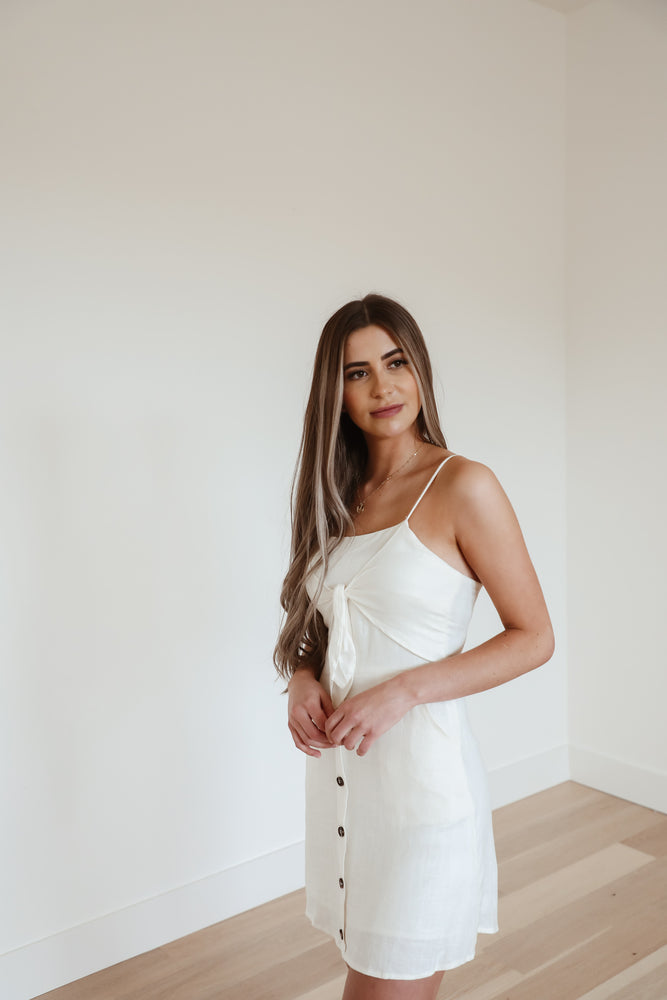 Layla Linen Dress- Final Sale