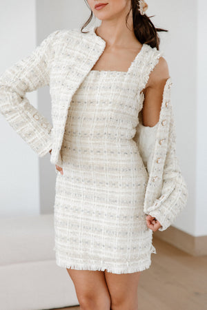 
            
                Load image into Gallery viewer, Jólie  Tweed Dress
            
        
