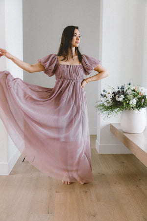 Emily Mauve Dress