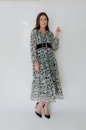 Sia Belted Maxi Dress