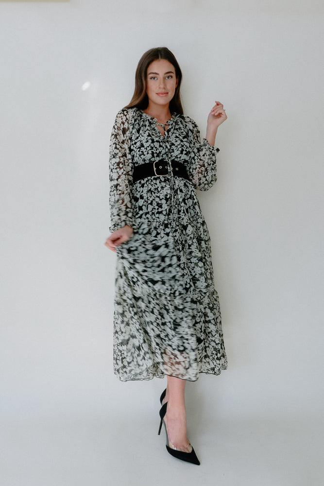 Sia Belted Maxi Dress