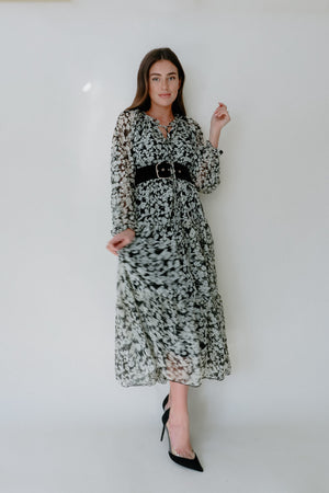 Sia Belted Maxi Dress