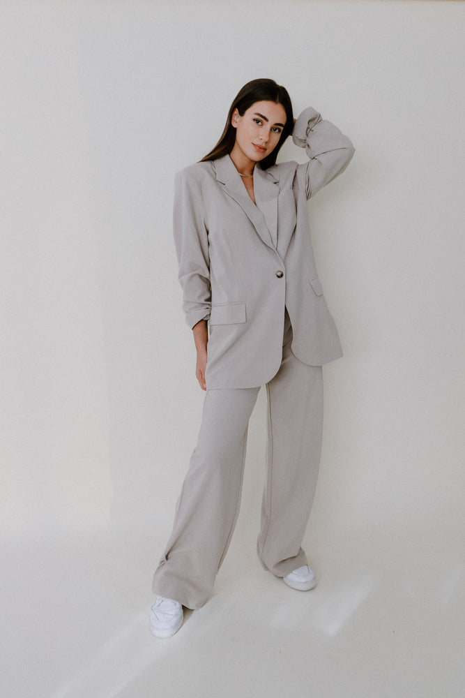 High Waist Woven Pants