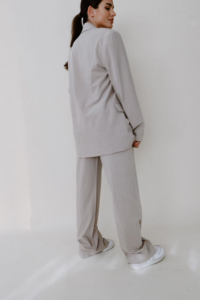 High Waist Woven Pants