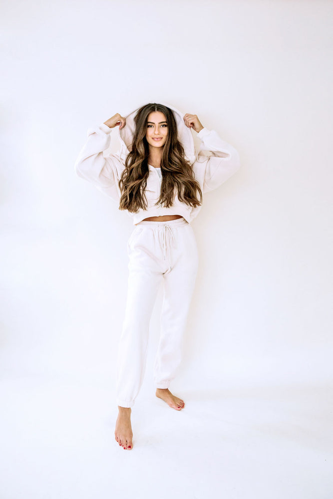 Cotton Blend Jogger Set