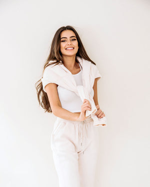 Cotton Blend Jogger Set