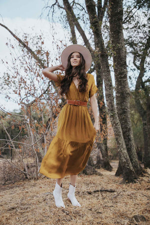 SCANDAL - Goldie Fall Dress
