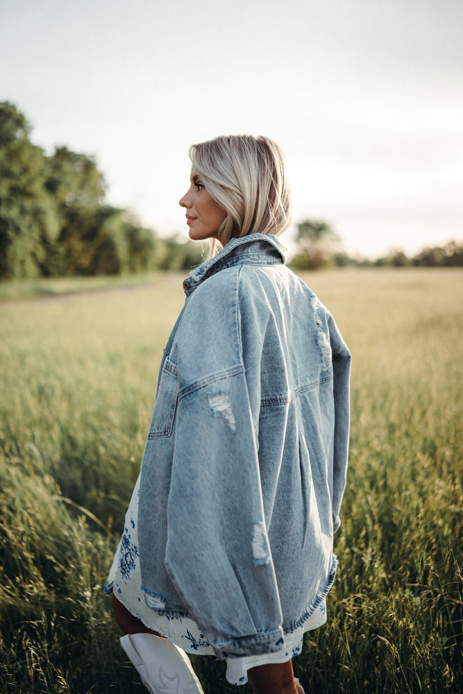 Vintage Denim Shacket