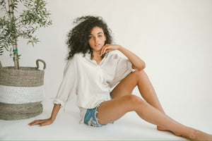 Ivory Button Down Shirt