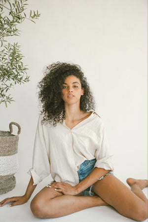 Ivory Button Down Shirt