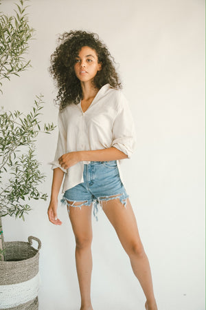 Ivory Button Down Shirt