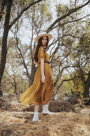 SCANDAL - Goldie Fall Dress