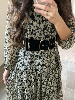 Sia Belted Maxi Dress