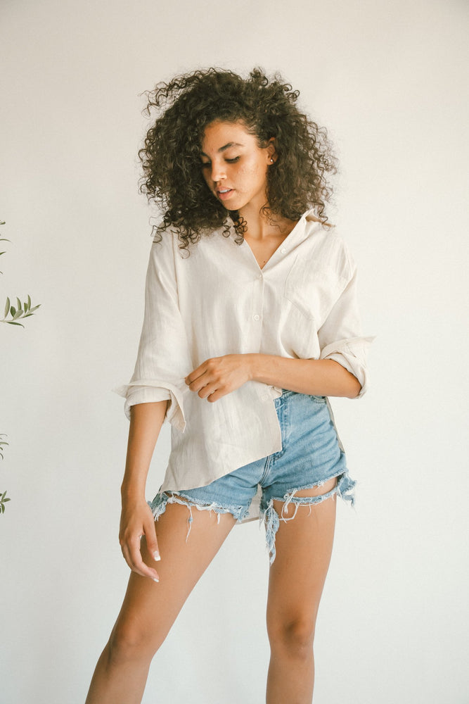 Ivory Button Down Shirt