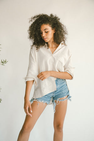 Ivory Button Down Shirt